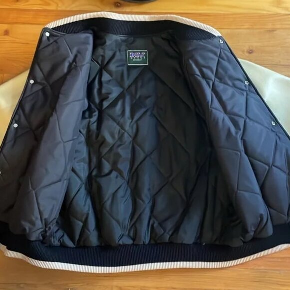 Wool / Leather Bomber - Picture 2 of 6